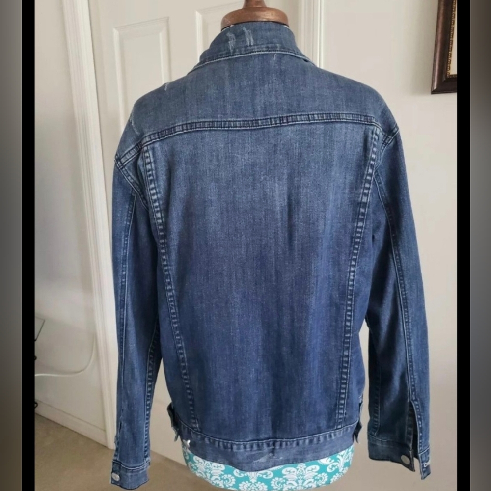 Distressed Denim Jacket - Picture 2 of 5